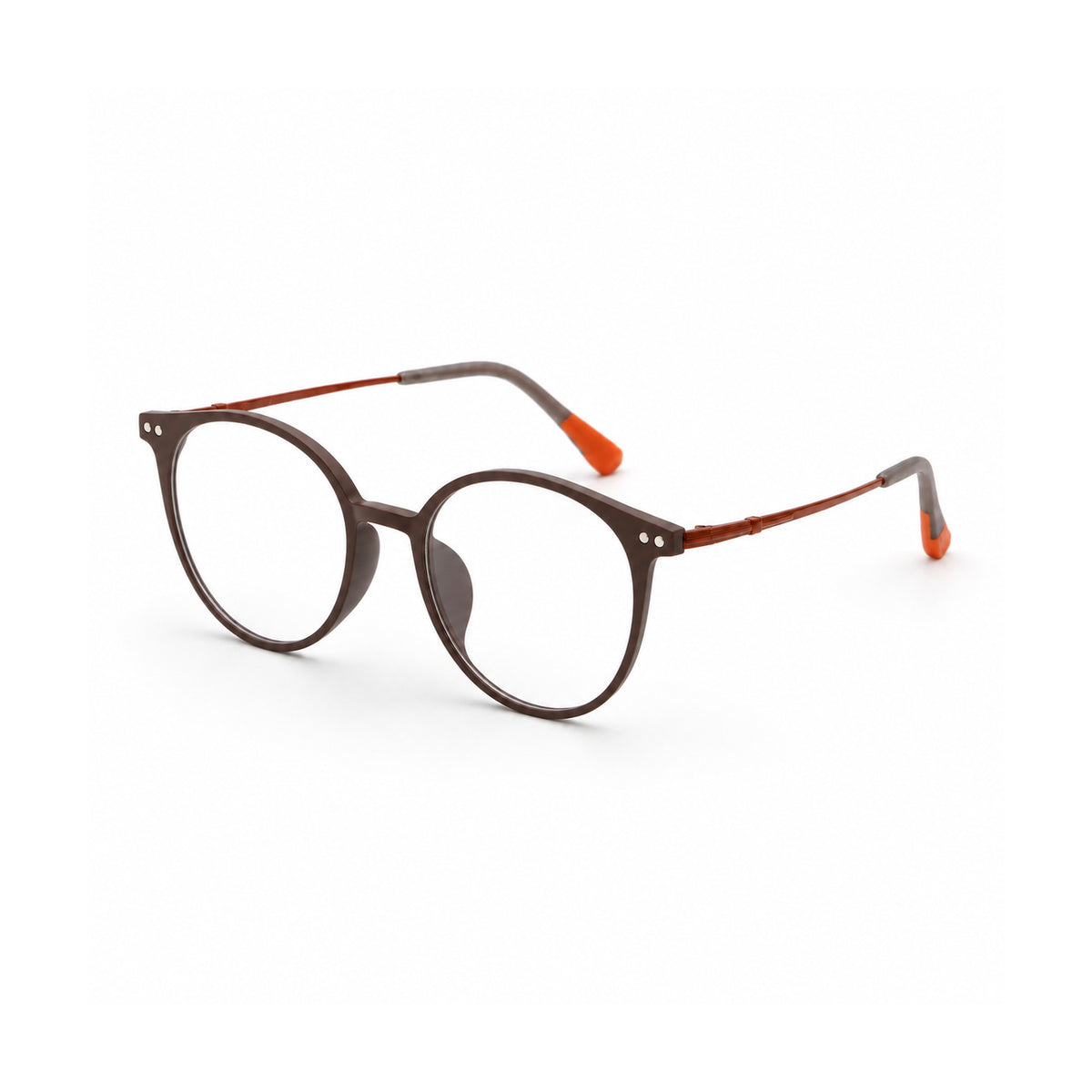 Noir Beam — Brown — Three-quarter view