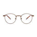 Bronze Arc eyeglasses, Bronze, front view