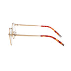 Bronze Arc eyeglasses, Matte Gold, side view