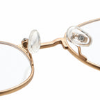 Bronze Arc eyeglasses, Matte Gold, side view