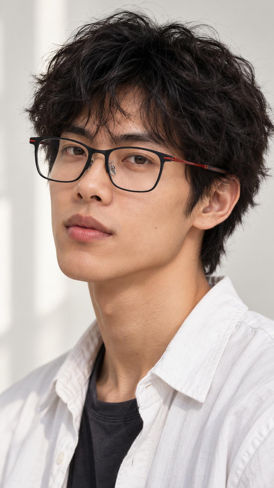 แว่นสายตา Slate Focus ภาพขณะสวมใส่