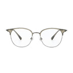 Green Whisper eyeglasses, Transparent Green, front view
