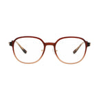 Rose Haze eyeglasses, Gradient Brown, front view