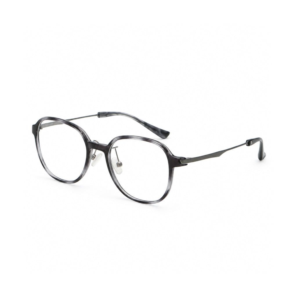 Rose Haze eyeglasses, Tortoise Gray, side view