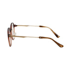 Rose Haze eyeglasses, Gradient Brown, side view