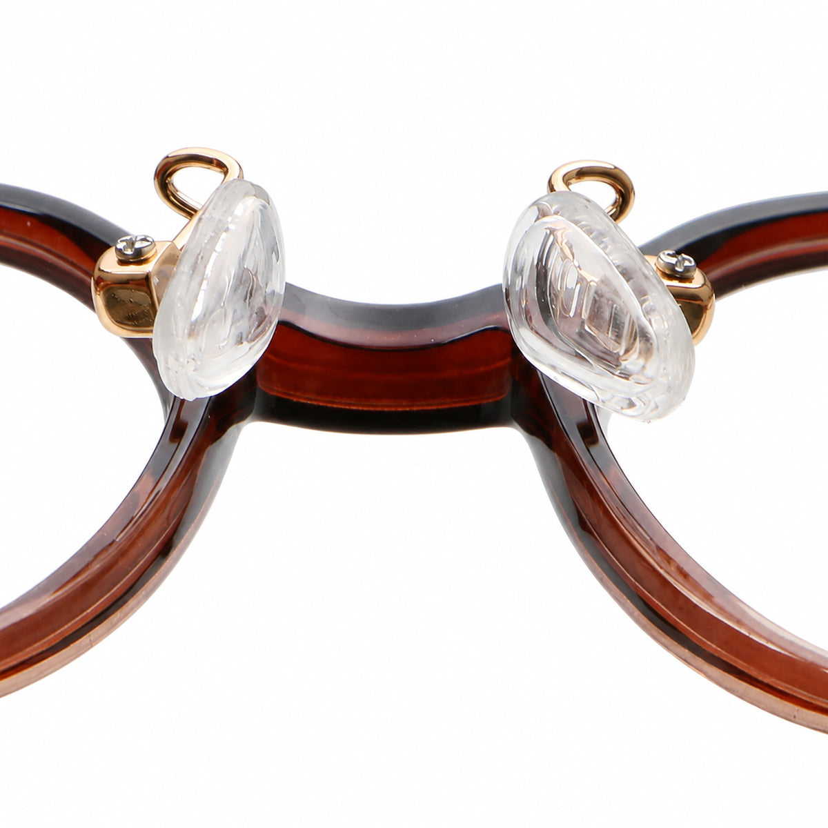 Rose Haze eyeglasses, close-up detail